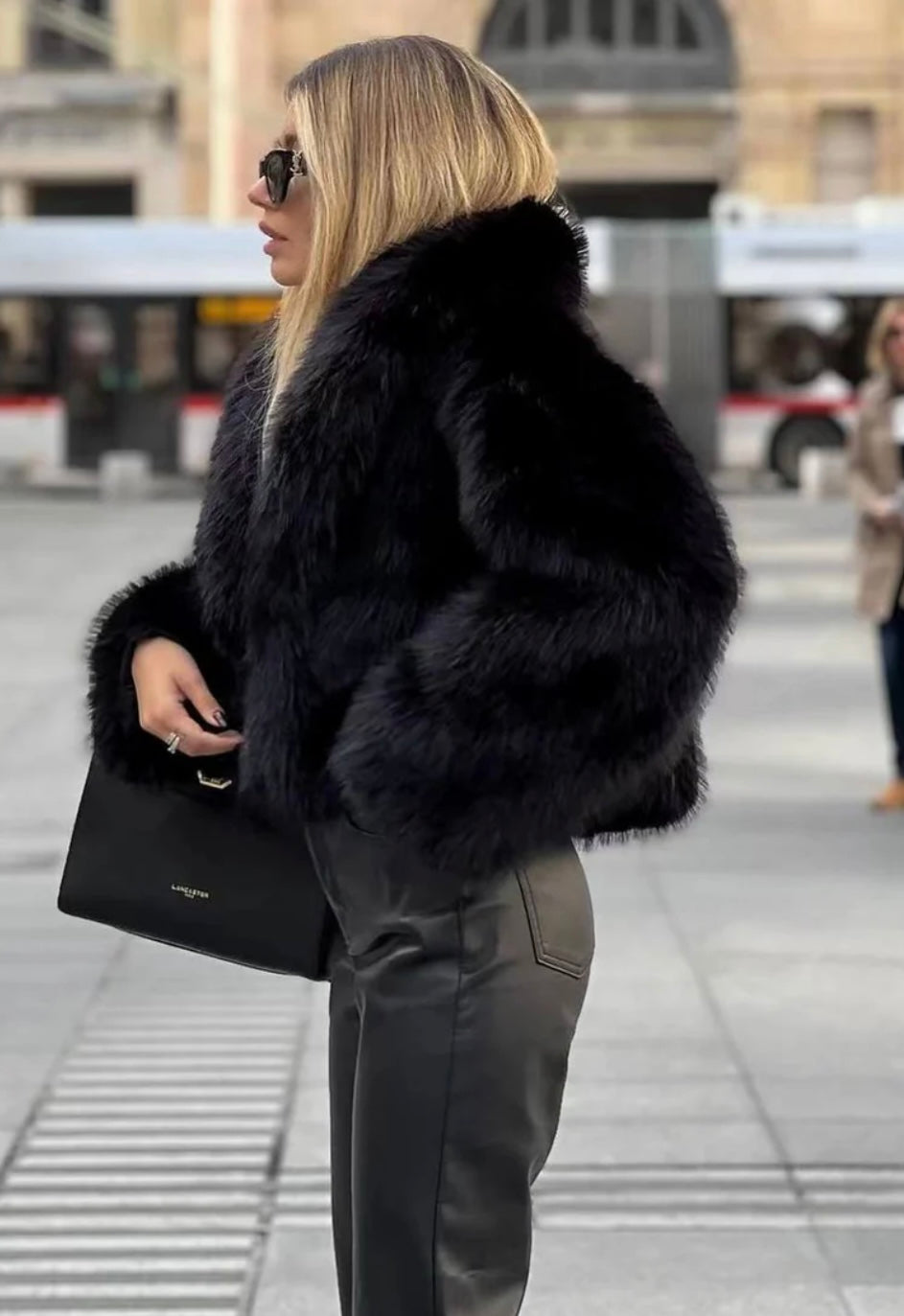 Lyon | Faux Fur Coat Jas
