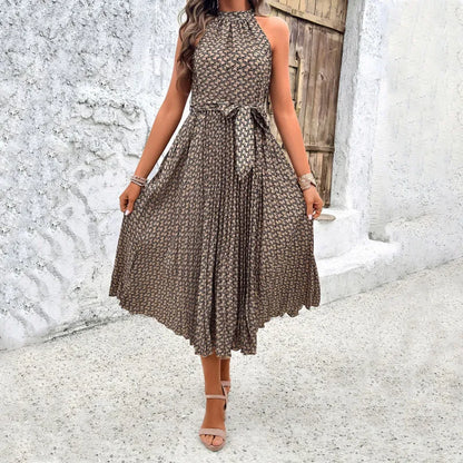 Sophia - Modieuze en elegante mouwloze jurk voor dames, getailleerd