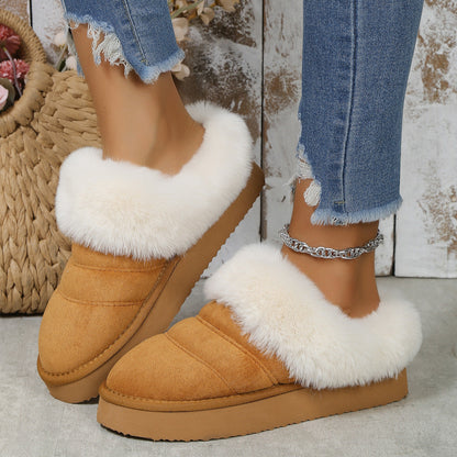 Damesslippers met zacht wintereffect - Marenne