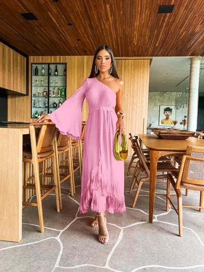 Lucy - Modieuze jurk met franjes