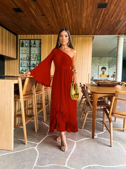 Lucy - Modieuze jurk met franjes