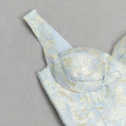 Hilary - Dames Jurk Bloem Mouwloos