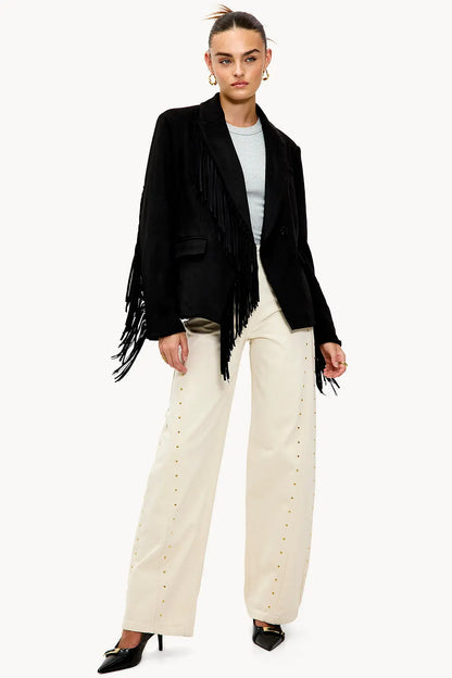 Zayala - Studs Balloon Jeans
