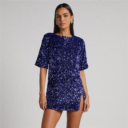 Paillettenjurk met lichtgevend effect voor dames - Salyen