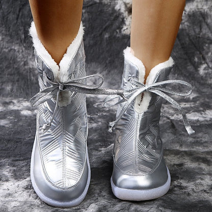 Gewatteerde winterlaarzen voor dames - Yalinne