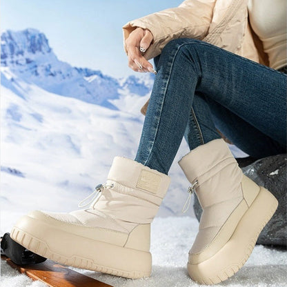 Damessneeuwlaarzen met retro-sportief ontwerp - Lina