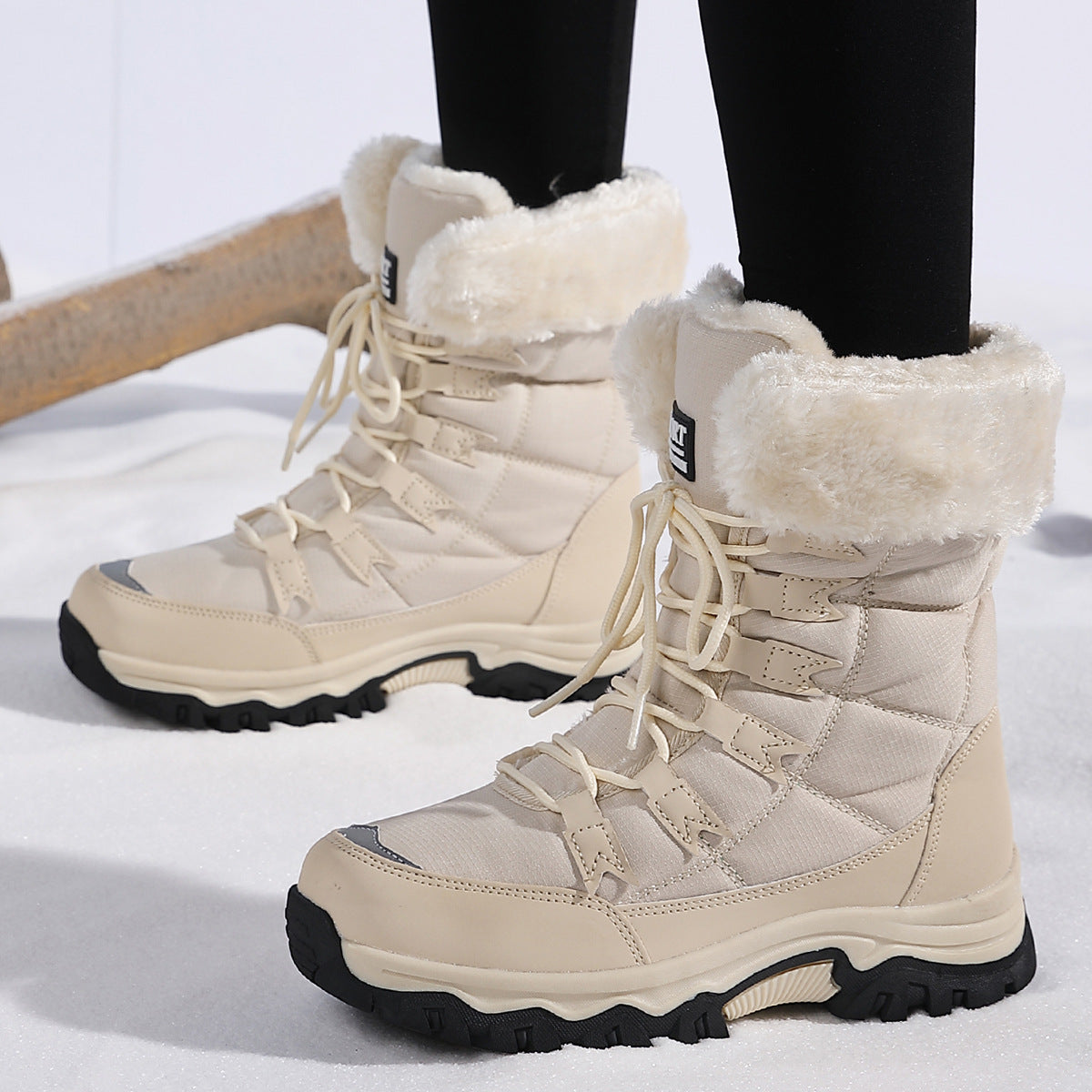 Waterdichte dames snowboots met warme voering - Isolde