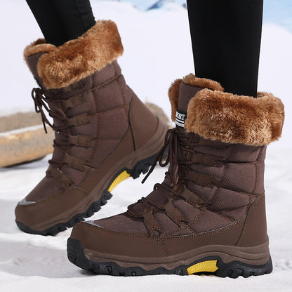 Waterdichte dames snowboots met warme voering - Isolde