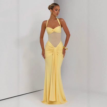 Strakke jurk met bandjes - Elara