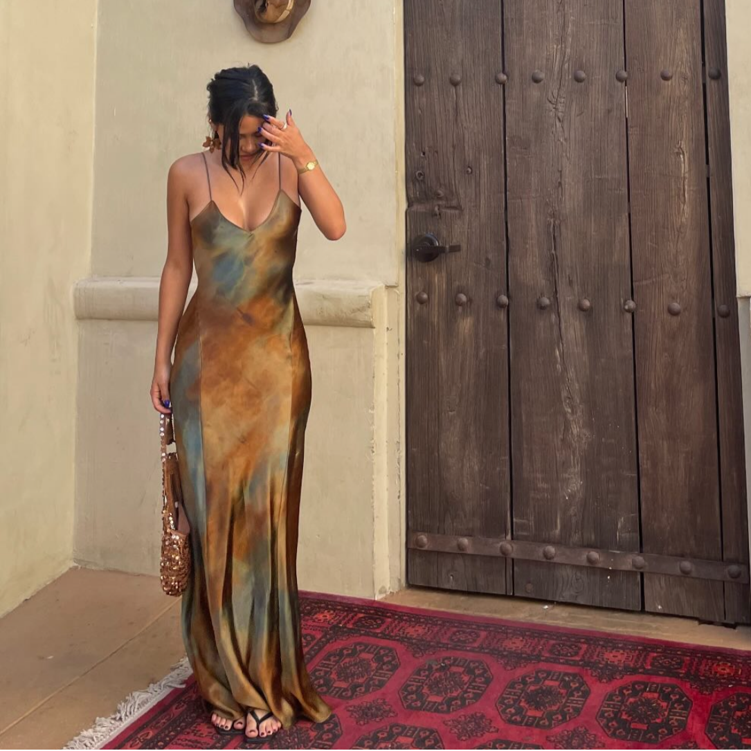 Lizy - Frisse en elegante lange jurk