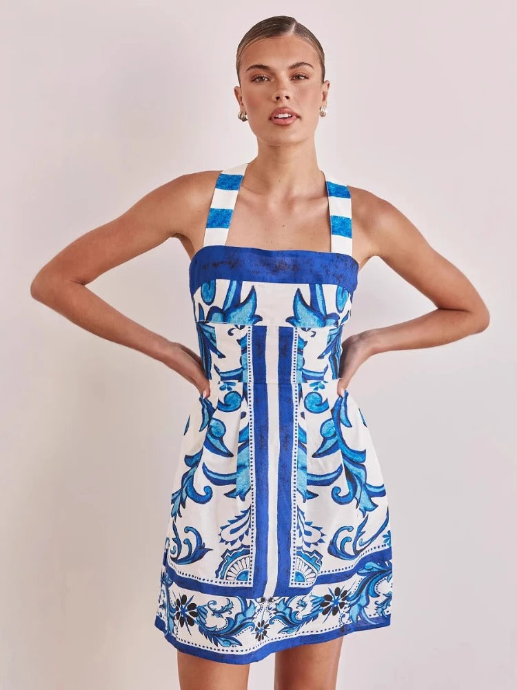 Samira - Bedrukte zomerjurk voor dames