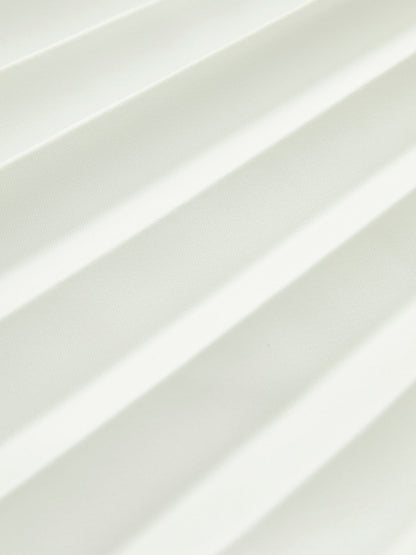 Charlotte - Effen geplooide strapless splitjurk