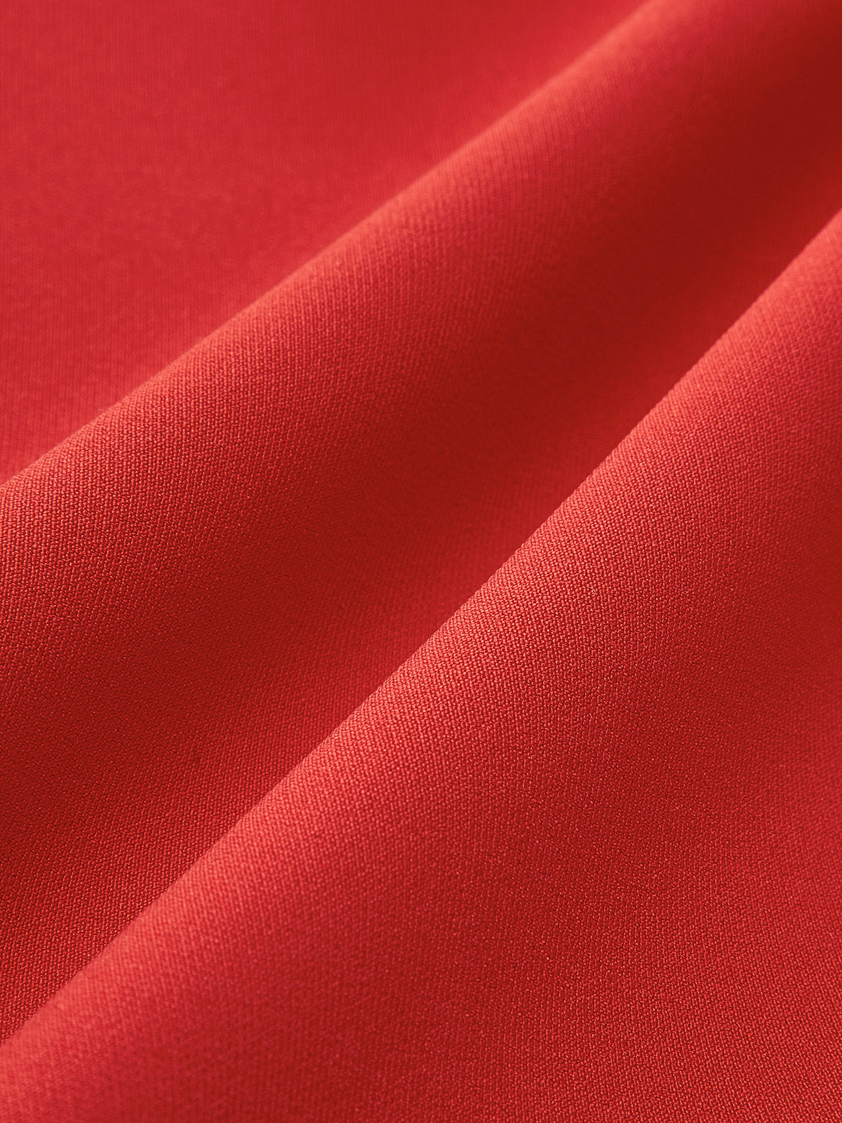 Sabina - Minimalistische, effen jurk met ronde hals