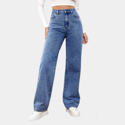 Emma | Hoge Taille Rechte Jeans
