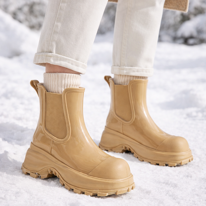 Regenlaarzen voor dames met dikke zolen en waterdicht - Karilyn