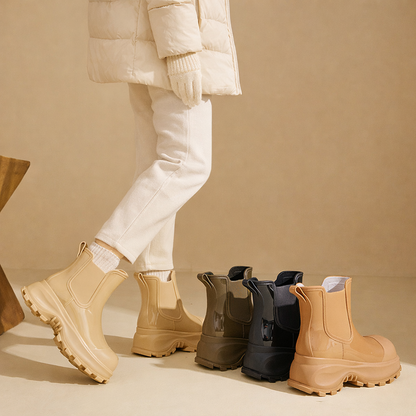 Regenlaarzen voor dames met dikke zolen en waterdicht - Karilyn