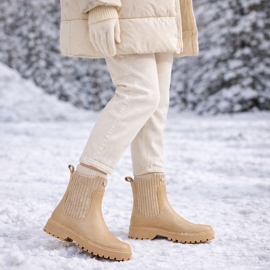 Waterdichte, slipvaste regenlaarzen voor dames - Lirena