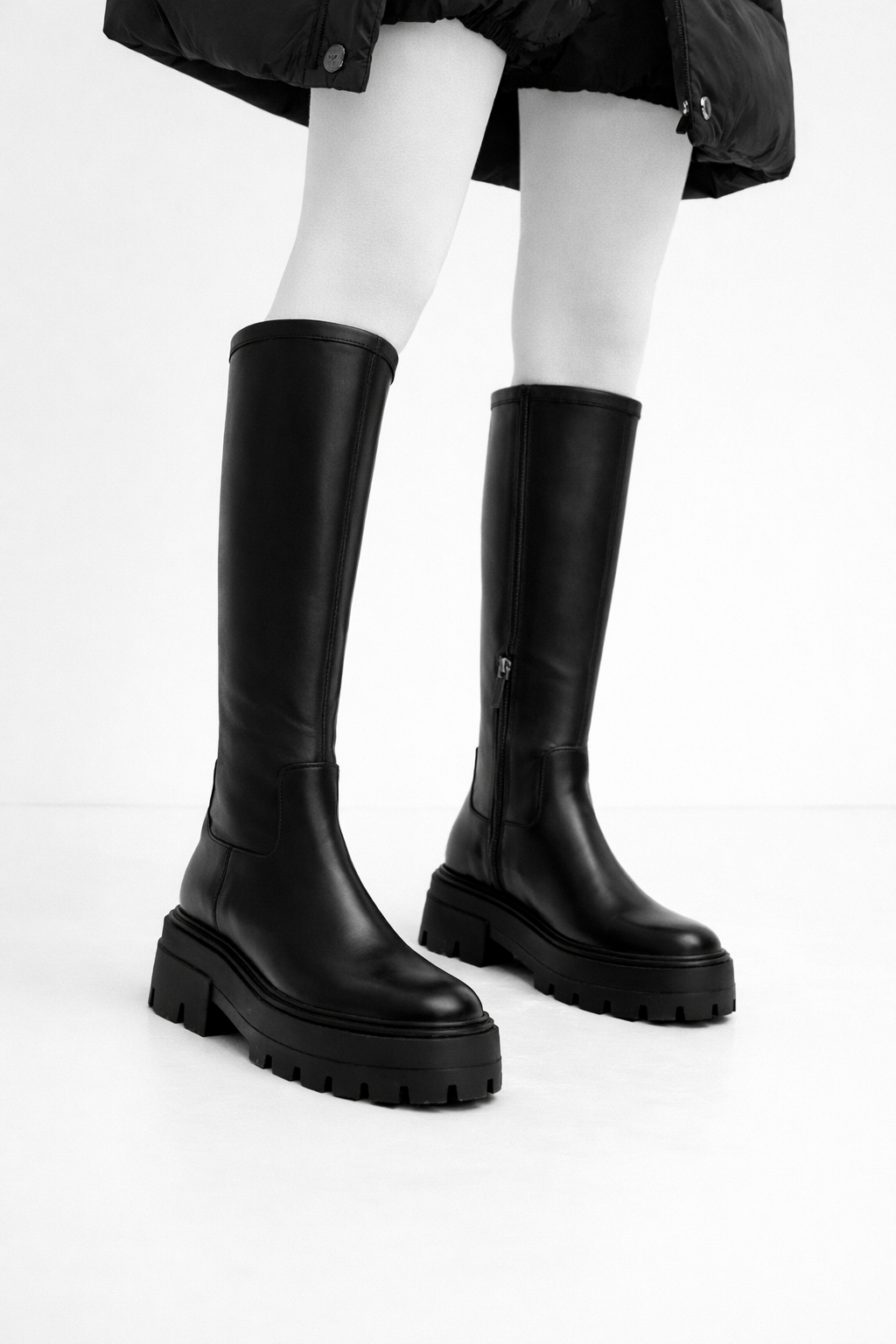 Dameslaarzen met hoog plateauzool - Kryndel