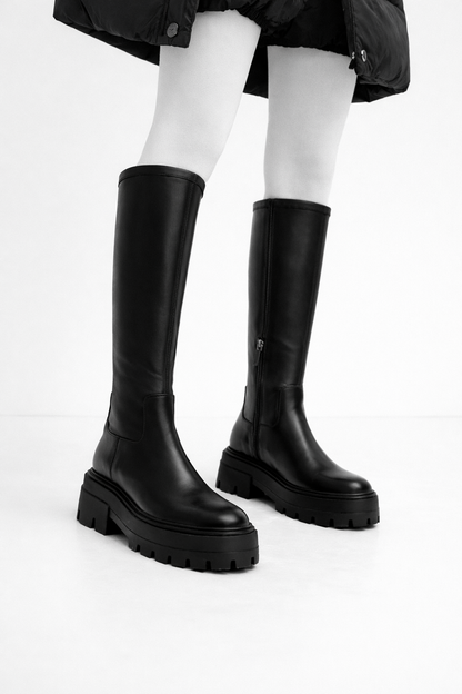 Dameslaarzen met hoog plateauzool - Kryndel