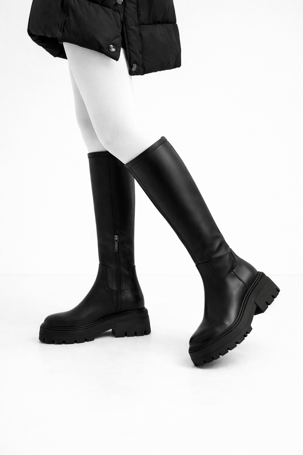 Dameslaarzen met hoog plateauzool - Kryndel