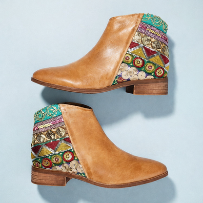 Lage laarzen in mat suède voor dames - Kaira