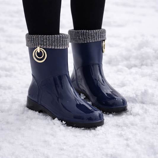 Waterdichte regenlaarzen voor dames met binnenvoering - Xavira