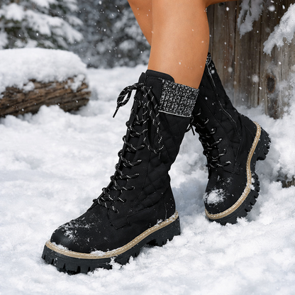 Dameslaarzen met dikke zolen - Melissa