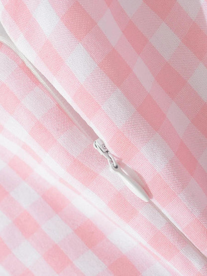 Dames mini jurk met V-hals - Ylvaine