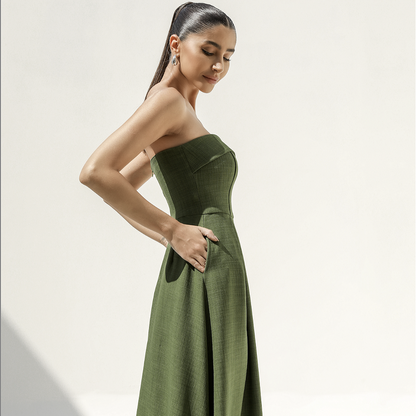 Ursula - Elegante strapless jurk