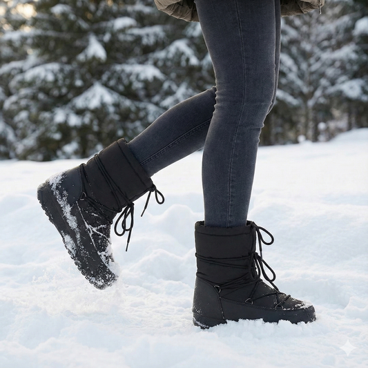 Waterdichte gedempte sneeuwlaarzen voor dames - Kolesa