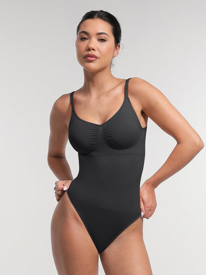 Sculpting Padded Bra Thong Bodysuit