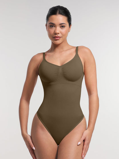 Sculpting Padded Bra Thong Bodysuit