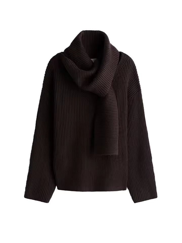 Jolien - Scarf Sweater
