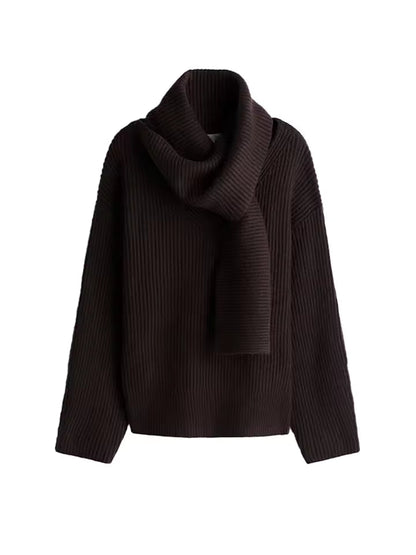 Jolien - Scarf Sweater