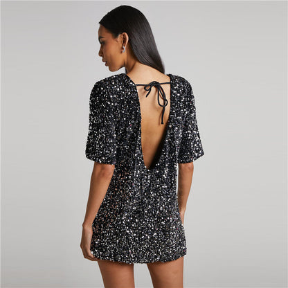 Paillettenjurk met lichtgevend effect voor dames - Salyen