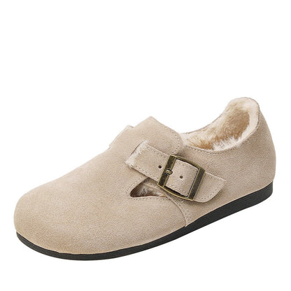 Damesklompschoenen met pluche voering - Yadhi