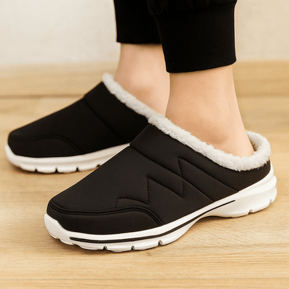 Vrouwenpantoffels met plush-effect - Sirel