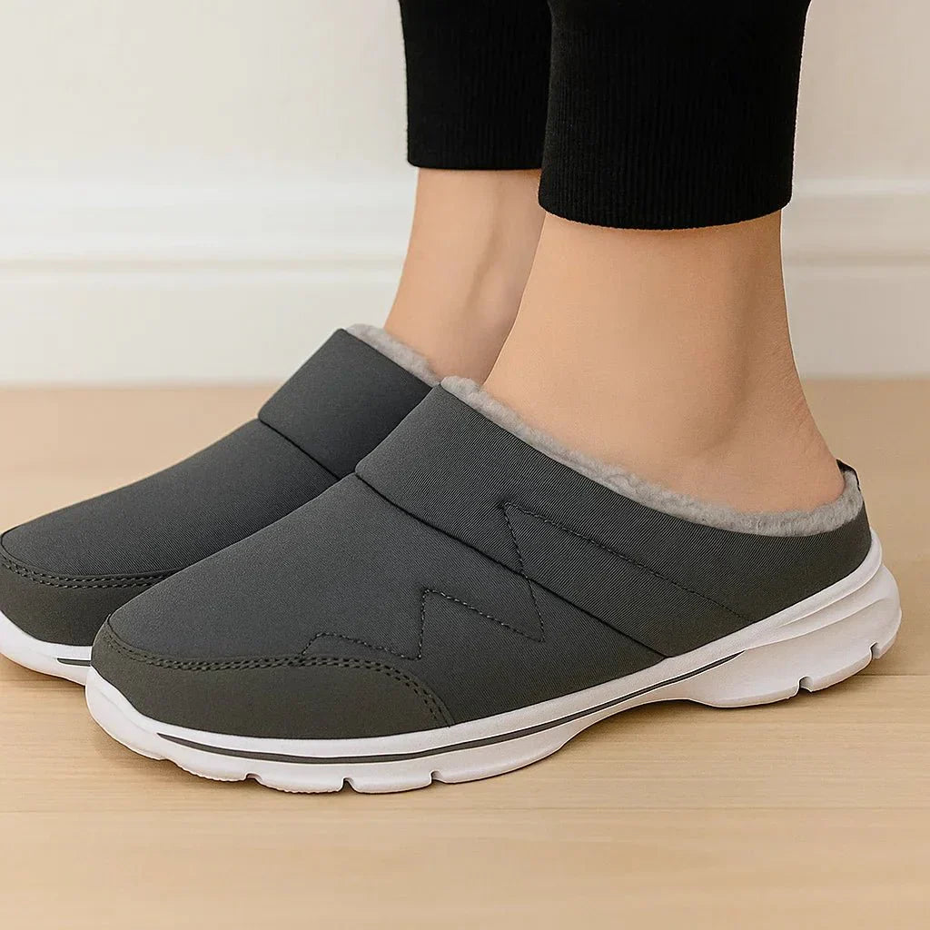 Vrouwenpantoffels met plush-effect - Sirel