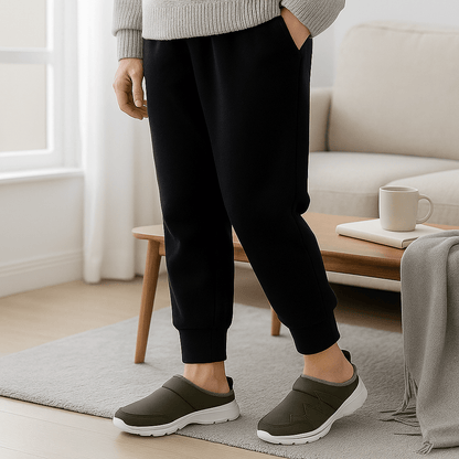 Vrouwenpantoffels met plush-effect - Sirel