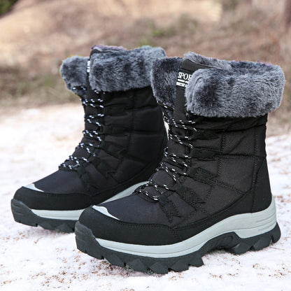 Waterdichte dames snowboots met warme voering - Isolde