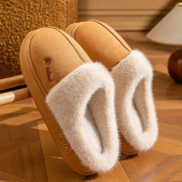 Unisex pantoffels met fluweeleffect - Eralun