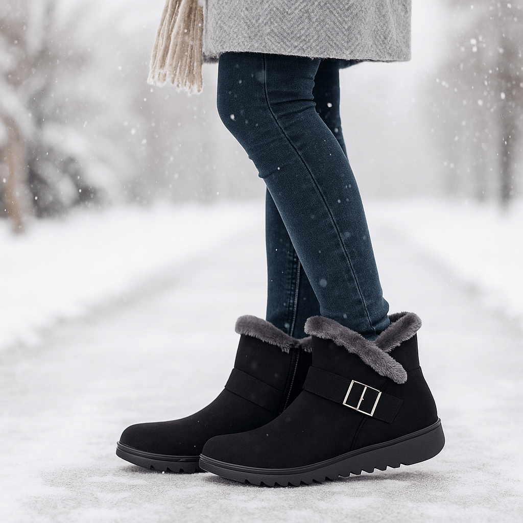 Enkellaarsjes met gesp - Ervianne