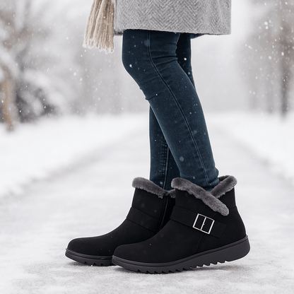 Enkellaarsjes met gesp - Ervianne