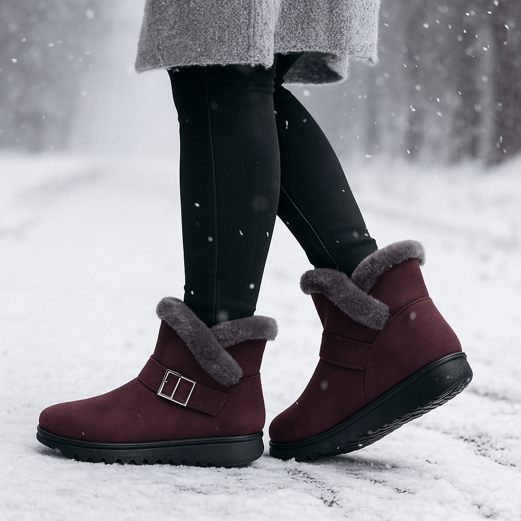 Enkellaarsjes met gesp - Ervianne