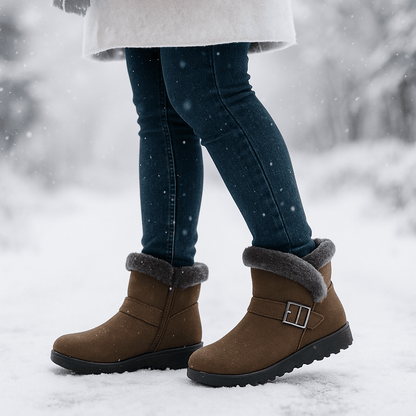 Enkellaarsjes met gesp - Ervianne